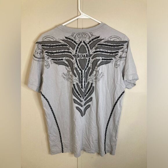 Roar Y2K Tribal T-Shirt Men's Size M - Picture 3 of 3